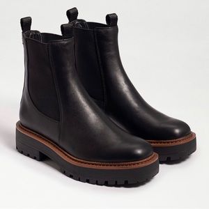 Sam Edelman Laguna Chelsea Boot in Black Leather